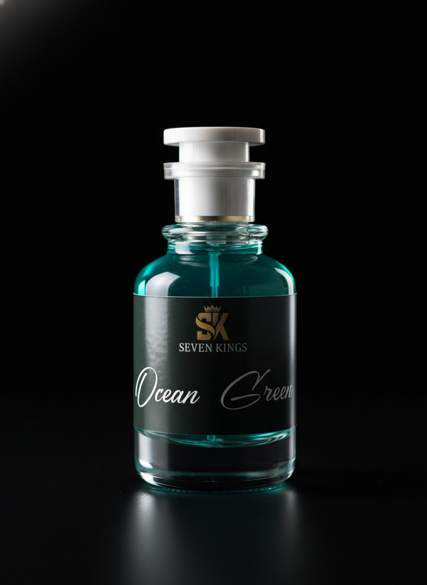 𝐎𝐜𝐞𝐚𝐧 𝐠𝐫𝐞𝐞𝐧 𝐛𝐲 𝐬𝐞𝐯𝐞𝐧 𝐤𝐢𝐧𝐠𝐬.